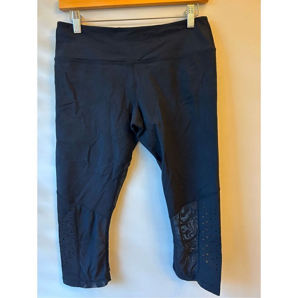 Glyder Leggings black size M mesh bottom